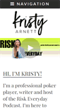 Mobile Screenshot of kristyarnett.com